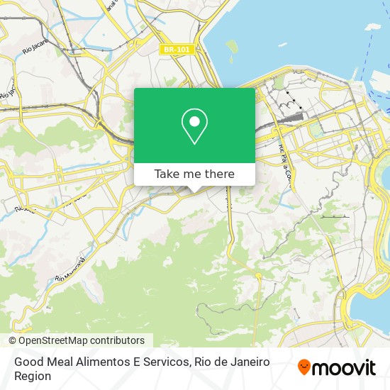 Mapa Good Meal Alimentos E Servicos