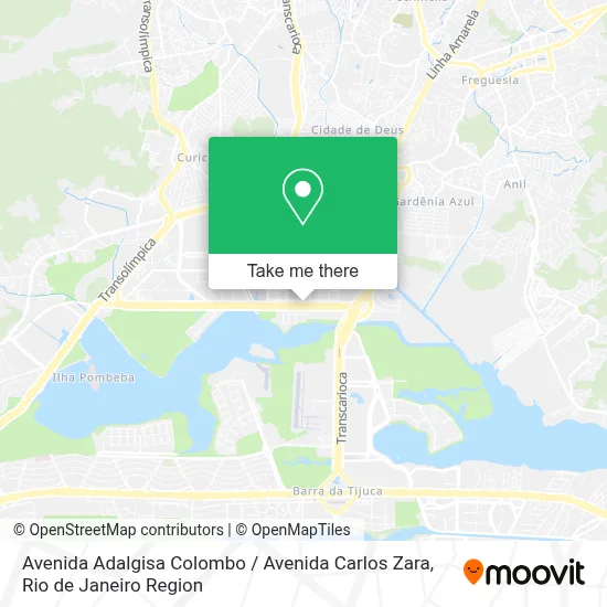Avenida Adalgisa Colombo / Avenida Carlos Zara map