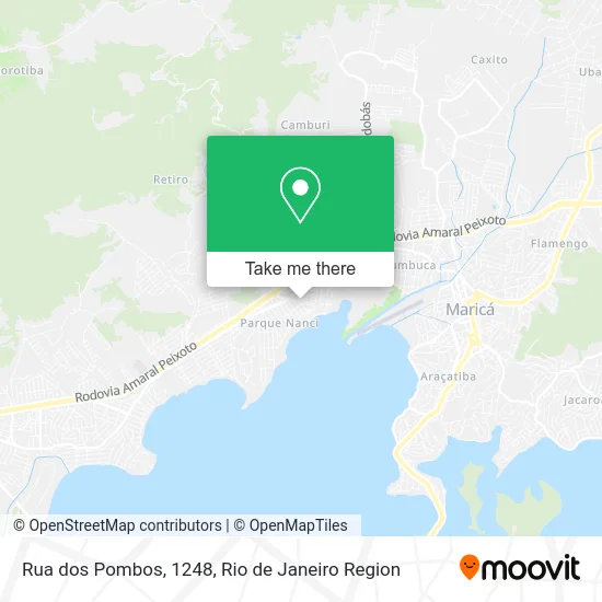 Rua dos Pombos, 1248 map