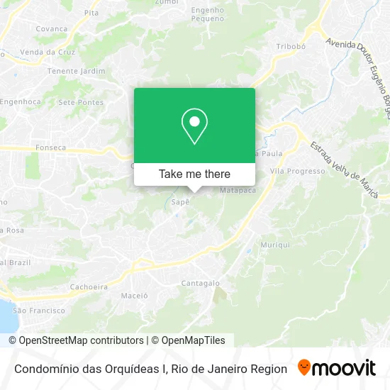 Condomínio das Orquídeas I map