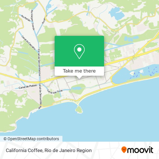 Mapa California Coffee