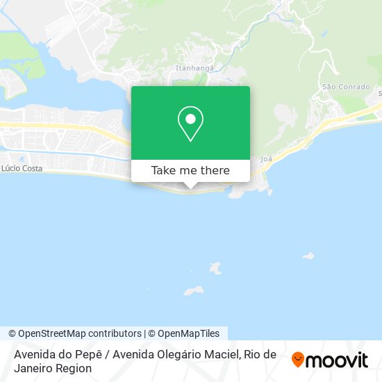 Mapa Avenida do Pepê / Avenida Olegário Maciel