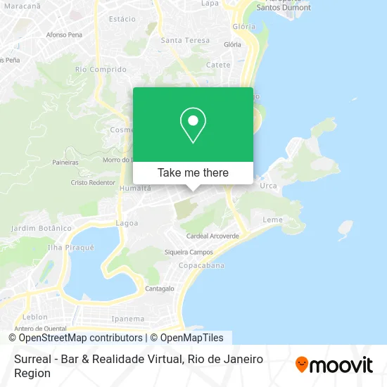 Surreal - Bar & Realidade Virtual map