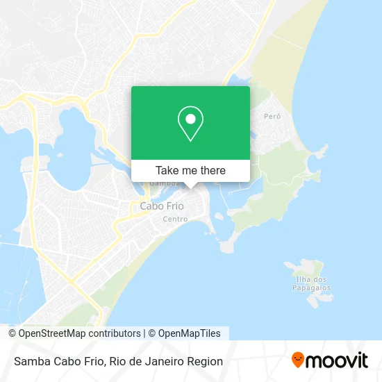 Samba Cabo Frio map