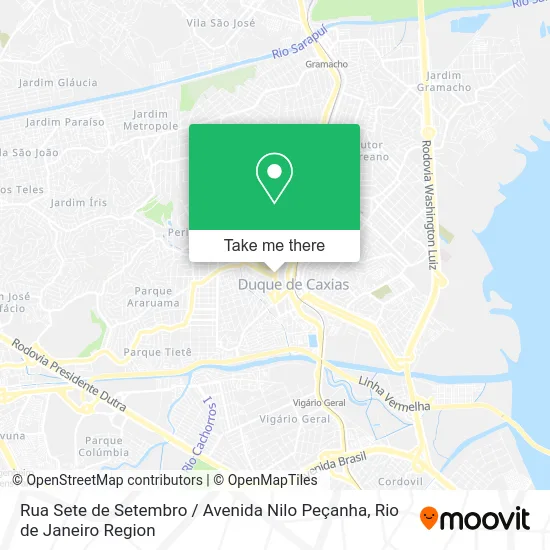 Rua Sete de Setembro / Avenida Nilo Peçanha map