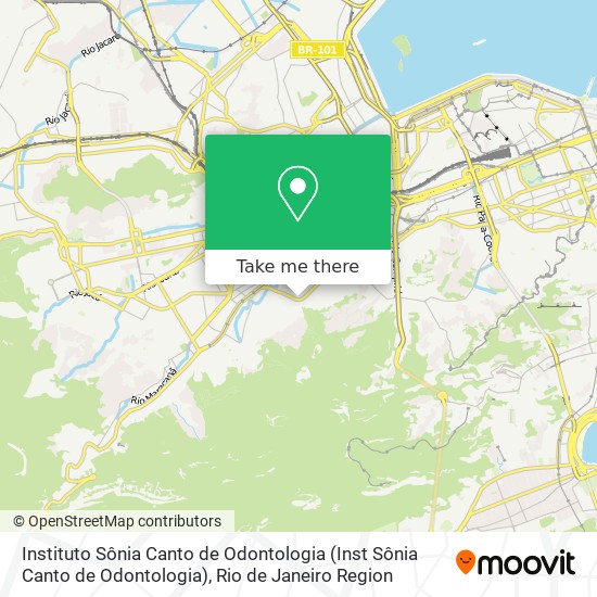 Mapa Instituto Sônia Canto de Odontologia