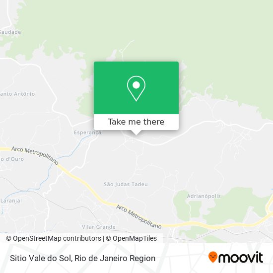 Sitio Vale do Sol map