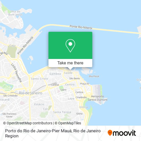 Porto do Rio de Janeiro-Pier Mauá map