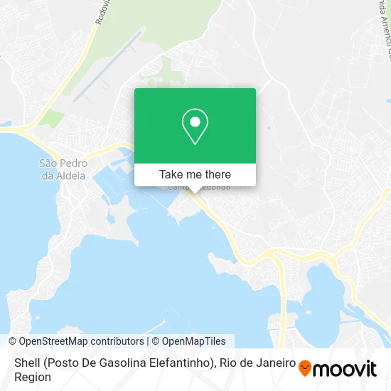 Shell (Posto De Gasolina Elefantinho) map