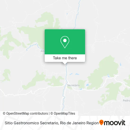 Sitio Gastronomico Secretario map