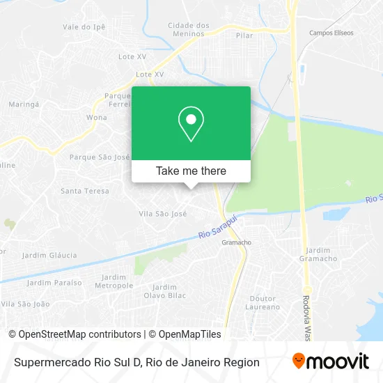 Supermercado Rio Sul D map