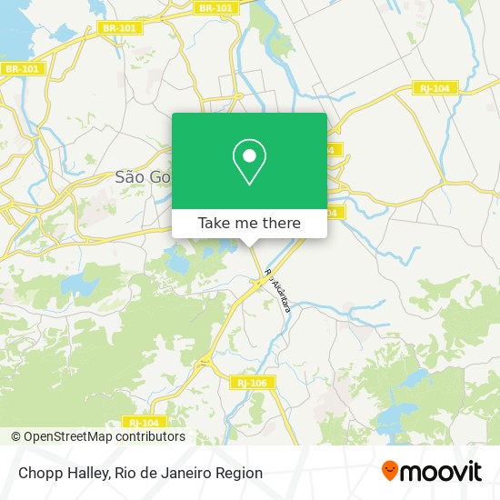 Mapa Chopp Halley