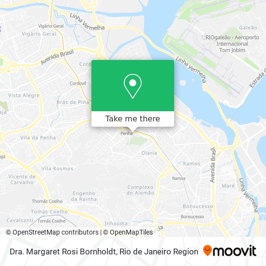 Dra. Margaret Rosi Bornholdt map