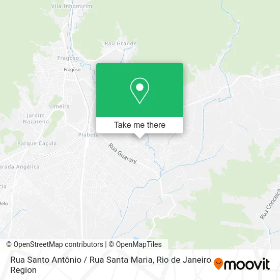 Rua Santo Antônio / Rua Santa Maria map