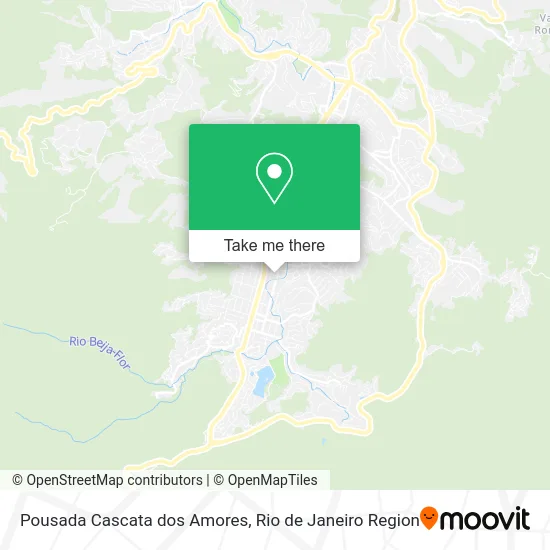 Pousada Cascata dos Amores map
