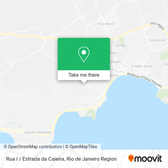 Rua I / Estrada da Caieira map