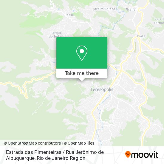 Estrada das Pimenteiras / Rua Jerônimo de Albuquerque map
