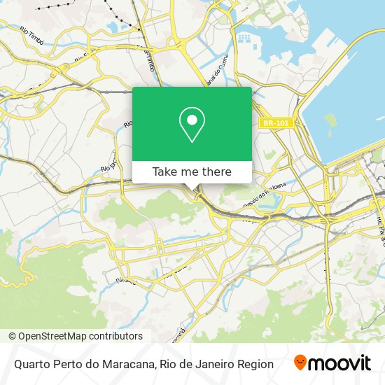 Quarto Perto do Maracana map