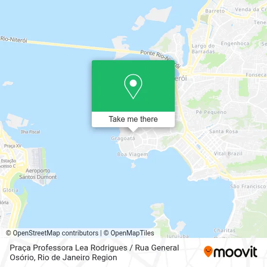 Praça Professora Lea Rodrigues / Rua General Osório map