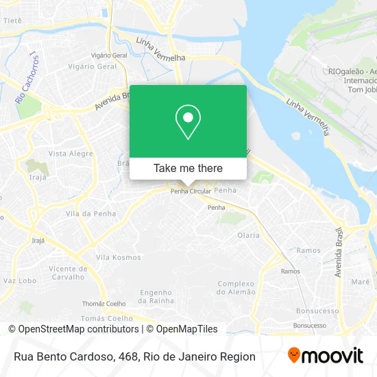 Rua Bento Cardoso, 468 map