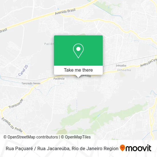 Rua Paçuaré / Rua Jacareúba map