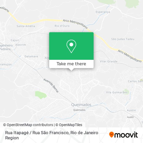 Mapa Rua Itapagé / Rua São Francisco