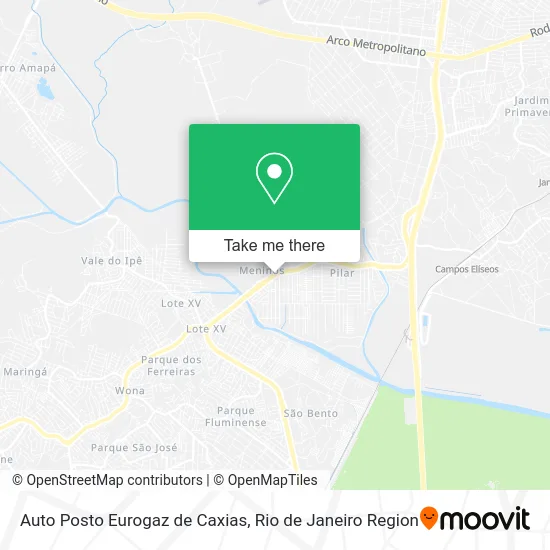 Auto Posto Eurogaz de Caxias map