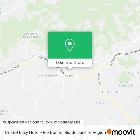 Bristol Easy Hotel - Rio Bonito map