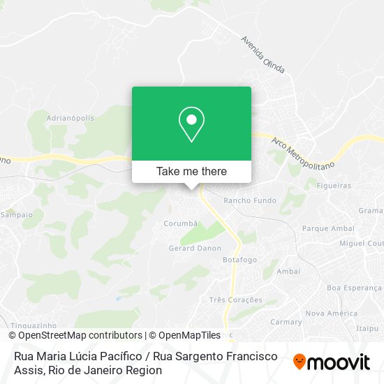 Rua Maria Lúcia Pacífico / Rua Sargento Francisco Assis map