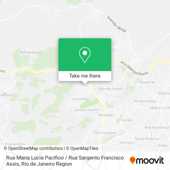 Rua Maria Lúcia Pacífico / Rua Sargento Francisco Assis map