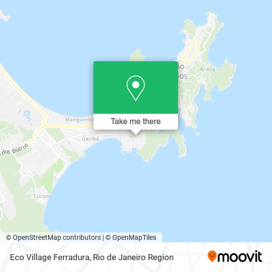 Eco Village Ferradura map