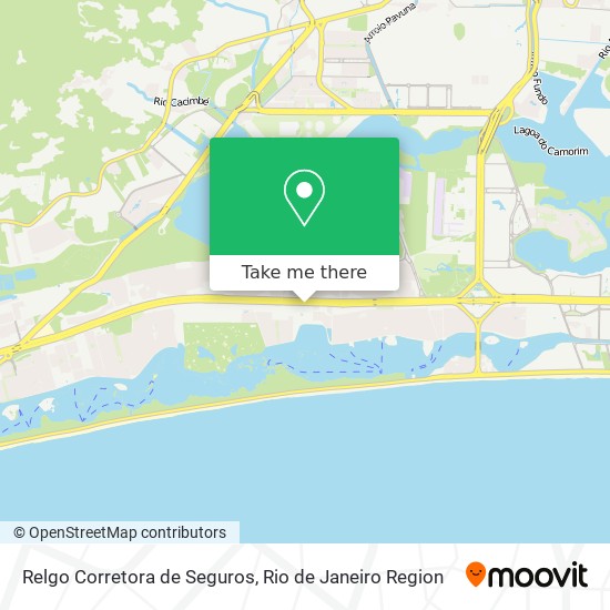 Mapa Relgo Corretora de Seguros