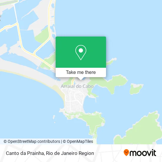 Canto da Prainha map
