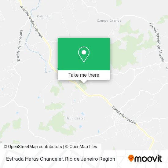 Estrada Haras Chanceler map