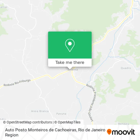 Auto Posto Monteiros de Cachoeiras map