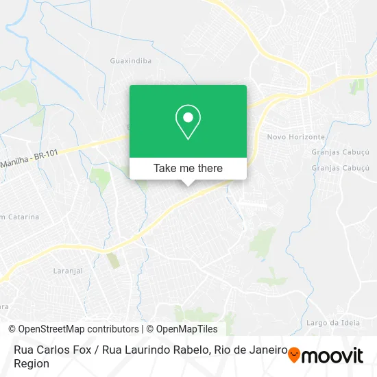 Rua Carlos Fox / Rua Laurindo Rabelo map