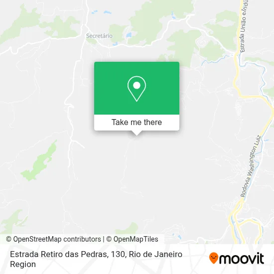 Estrada Retiro das Pedras, 130 map