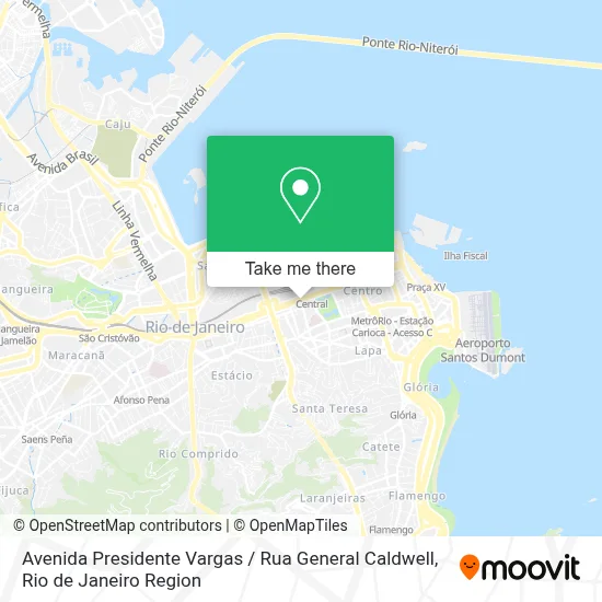 Avenida Presidente Vargas / Rua General Caldwell map