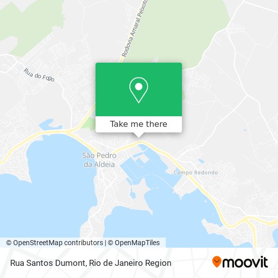 Mapa Rua Santos Dumont