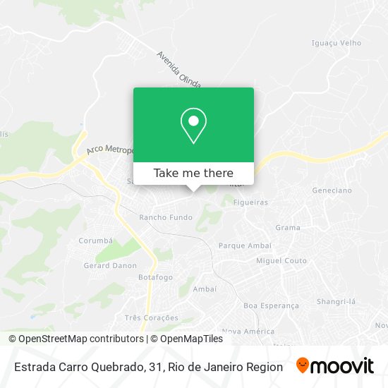 Estrada Carro Quebrado, 31 map