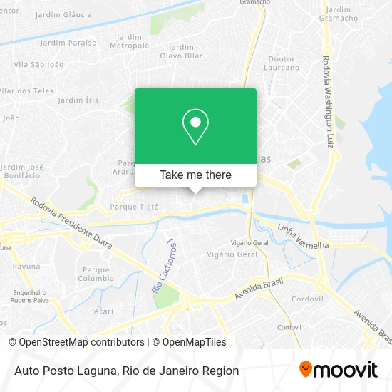 Auto Posto Laguna map