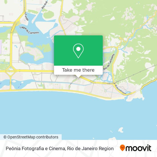 Mapa Peônia Fotografia e Cinema