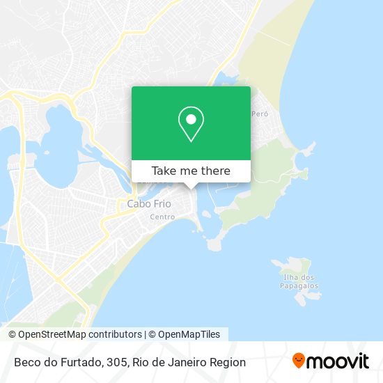 Beco do Furtado, 305 map