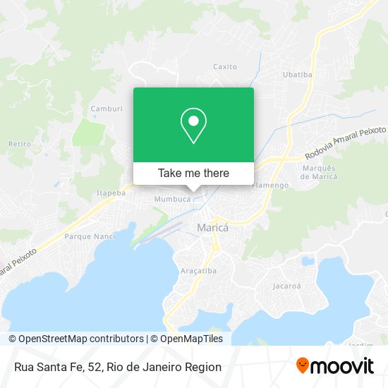 Rua Santa Fe, 52 map