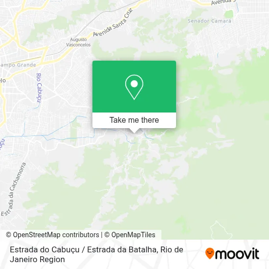 Estrada do Cabuçu / Estrada da Batalha map