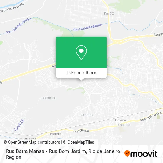 Rua Barra Mansa / Rua Bom Jardim map