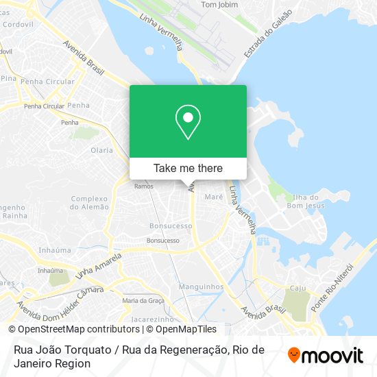 Mapa Rua João Torquato / Rua da Regeneração