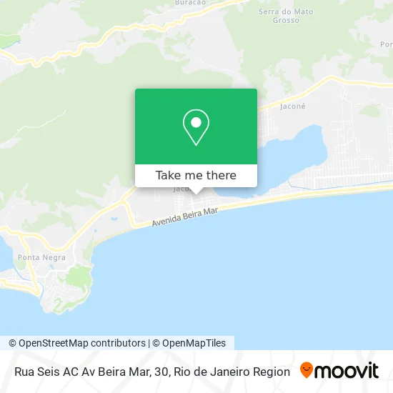 Rua Seis AC Av Beira Mar, 30 map