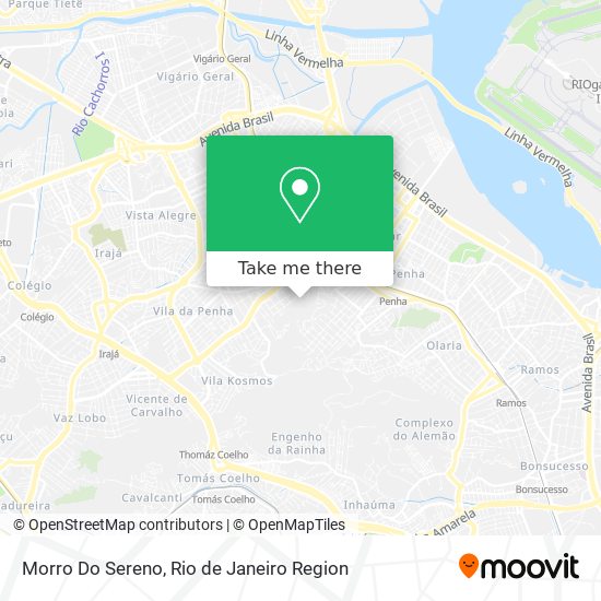 Mapa Morro Do Sereno