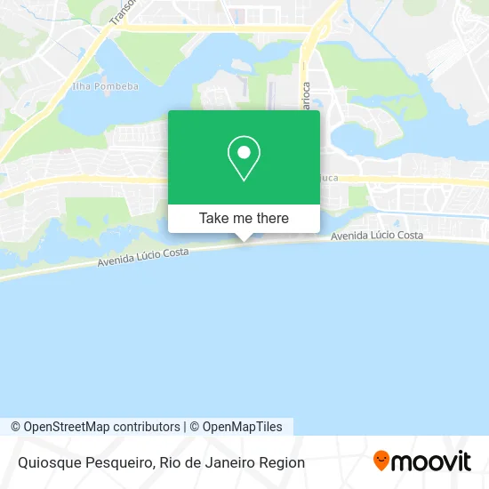 Quiosque Pesqueiro map